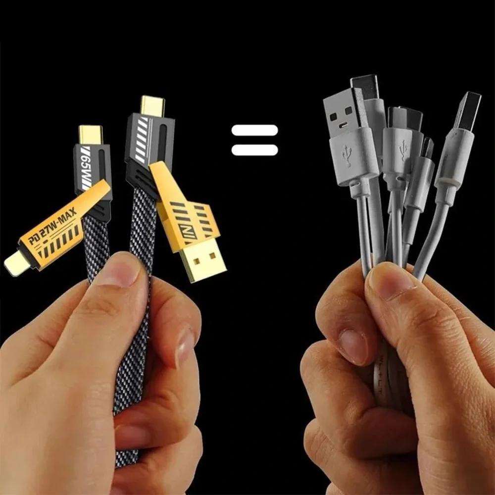 iPhone and Samsung 4 in 1 Charging and Data Cable
